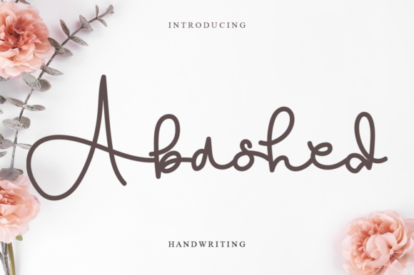 Abashed Font: Elevate Branding with Dainty Script
