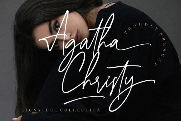 Agatha Christy: The Romantic Script Typeface for Campaigns
