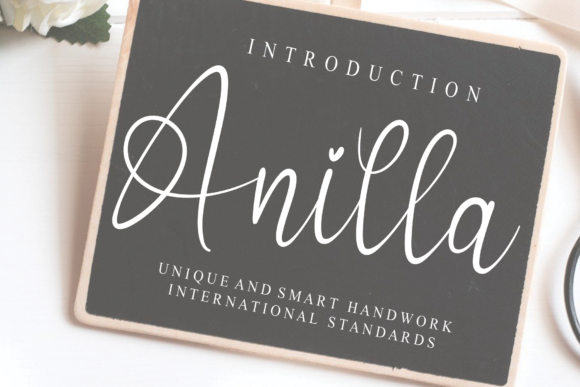 Anilla: A Dainty Script Font for Web Design