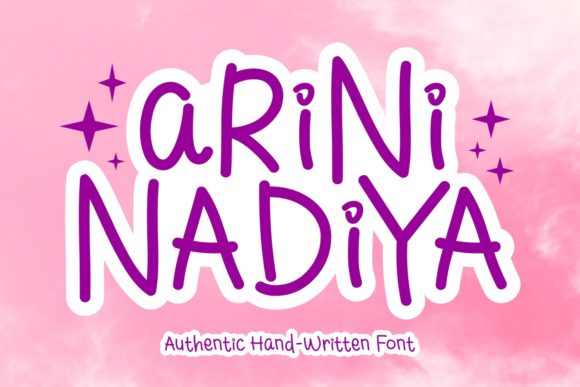 Arini Nadiya: A Joyful Handwritten Typeface for Editorial Design