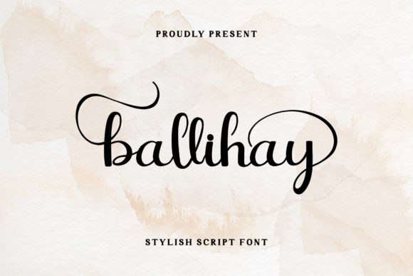 Ballihay Font: Elevate Campaign Visuals