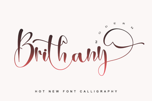 Brithany Font Review for Elegant Makers