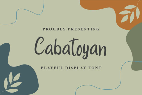 Cabatoyan: A Playful Handwritten Typeface for Editors