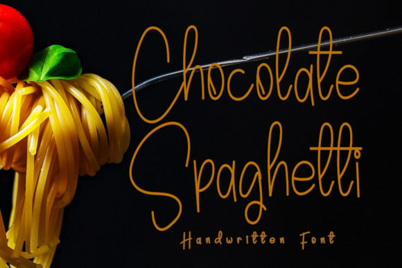 Chocolate Spaghetti: A Friendly Handwritten Font for Makers