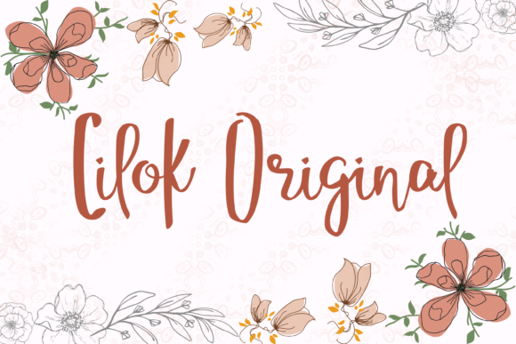 Cilok Original Font for Elegant Branding