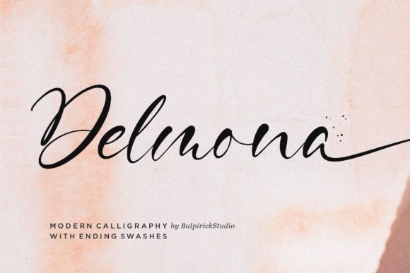 Delmona Font Review for Modern Campaign Design