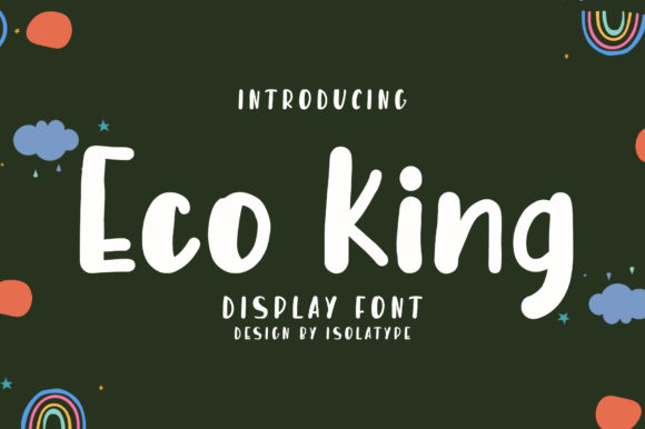 Eco King: A Playful Script Handwritten Font for Campaigns