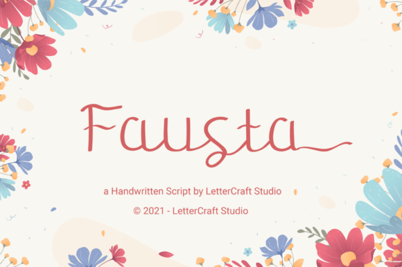 Fausta: A Timeless Script Handwritten Font for Web Design
