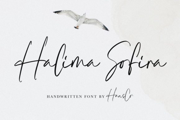 Halima Sofira: A Refined Script Typeface