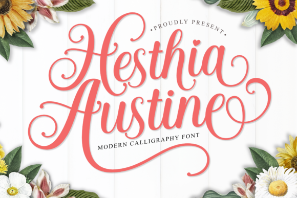 Hesthia Austine: A Modern Calligraphy Typeface