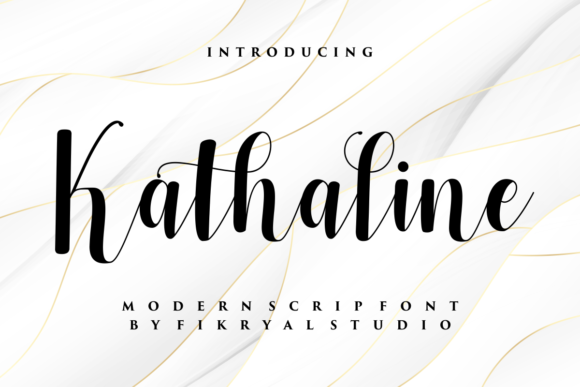 Kathaline: A Script Handwritten Font for Editorial Design