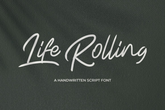 Life Rolling Typeface for Elegant Branding