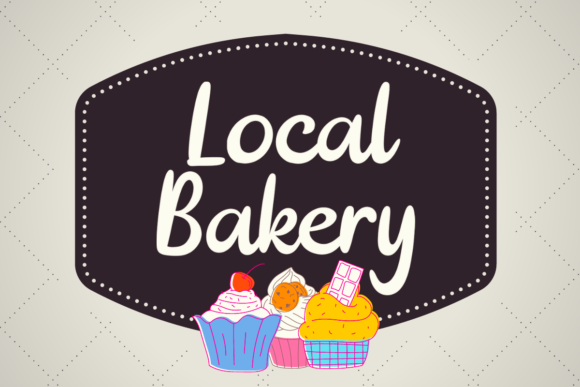 Local Bakery Font for Handmade Brands
