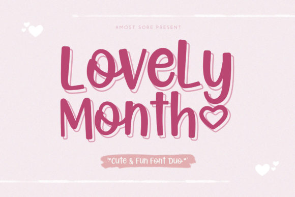Lovely Month: A Handwritten Typeface for Editorial Calm