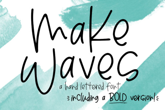 Make Waves Font Review for Social Campaigns