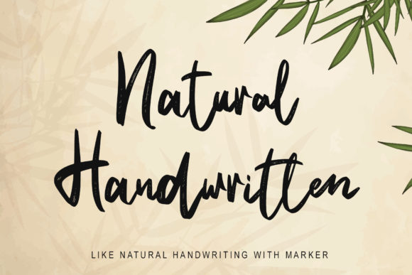 Natural Handwritten Font for Elegant Campaigns