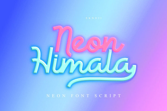 Neon Himala: A Sweet Handwritten Font for Editorial Design
