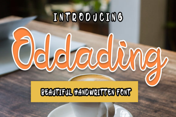 Oddading Font for Playful Branding and Logos
