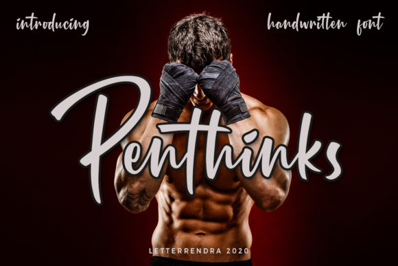 Penthinks Font Review: A Quirky Handwritten Gem