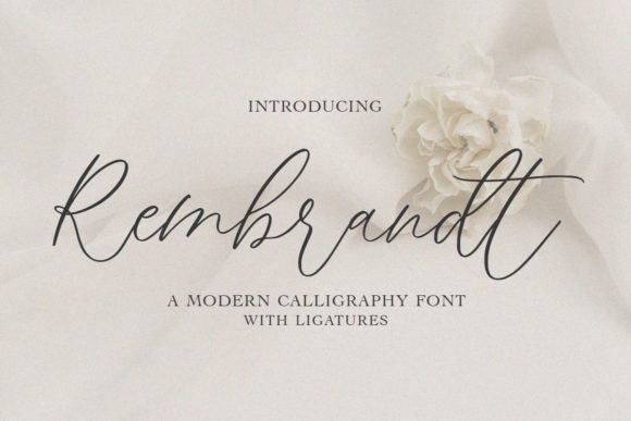 Rembrandt Font Review for Luxury Campaigns