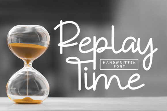 Replay Time Font for Elegant Branding