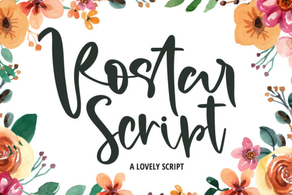 Rostar: Elegant Script Handwritten Fonts for Branding