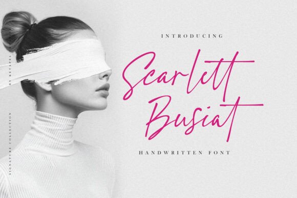 Scarlett Busiat Font for Elegant Business Branding