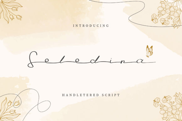 Seledina: An Elegant Script Font for Editorial Design