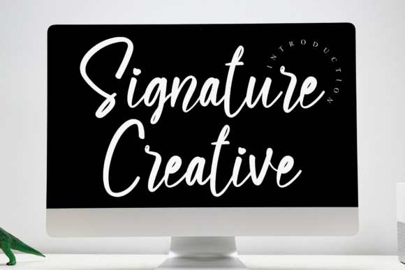 Signature Creative Font for Elegant Branding