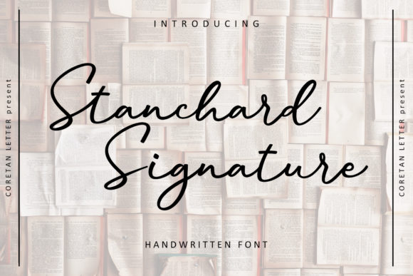 Stanchard Signature Font for Elegant Branding