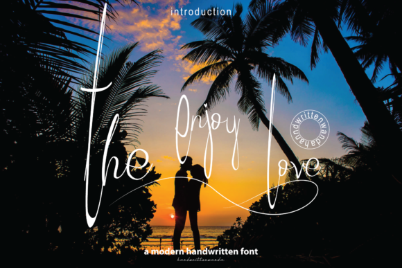 The Enjoy Love Font for Vibrant Campaigns