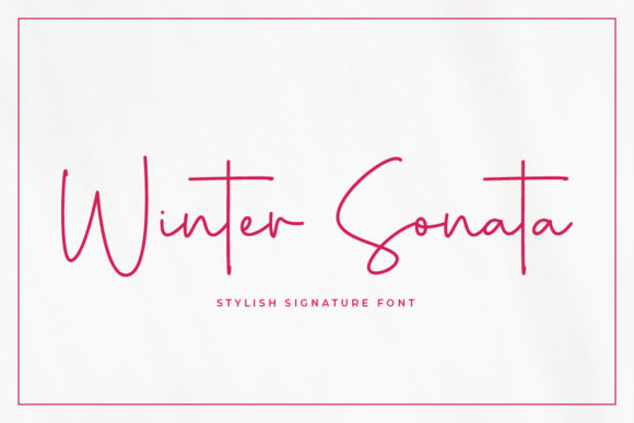Winter Sonata Font Review: Elegant Script for Designers